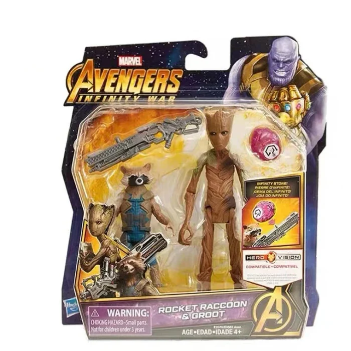 Guardians of the Galaxy Rocket Raccoon and Groot Action Figure